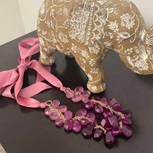 Express - Ribbon 🎀 Purple & Pink necklace